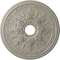 Ekena Millwork Rose and Ribbon Ceiling Medallion (Fits Canopies up to 4"), 23 5/8"OD x 4"ID x 1 1/2"P, Pearl White CM23ROPWS - alternate 1